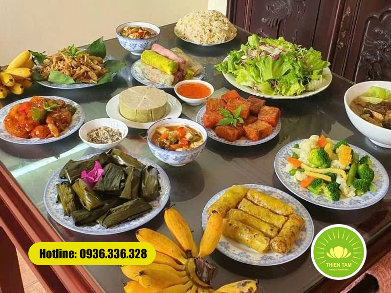 Mâm cỗ chay cúng giỗ – Đầy đặn, sạch sẽ và chuẩn phong tục Việt