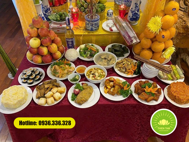 Tiệc chay chùa tổ chức dịp lễ – Mang ý nghĩa sẻ chia và hồi hướng