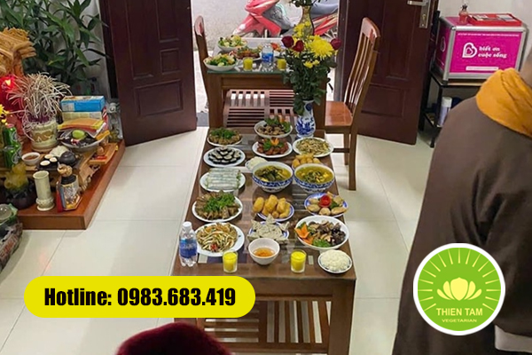 Cỗ chay Thiên Tâm – mâm Đoàn Viên 12 món dành cho lễ Vu Lan