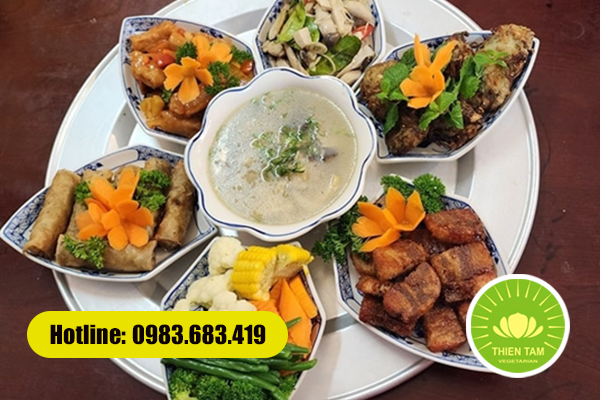Cỗ chay đám giỗ giao tận nơi tại Hà Nội – Thực đơn đa dạng, trình bày đẹp