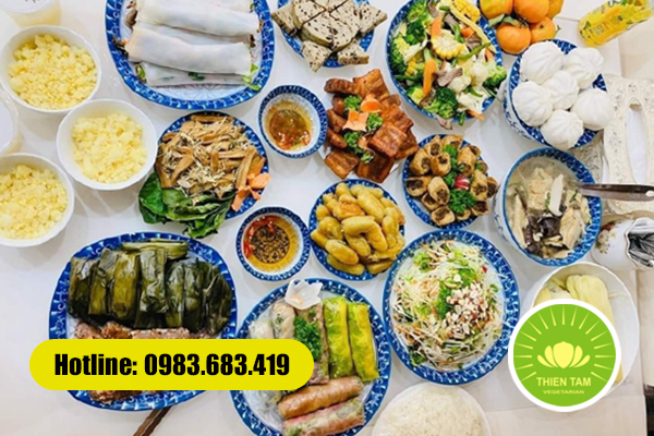 Cỗ chay giao tận nơi tại Hà Nội – Thực đơn đa dạng, chuẩn vị chay.