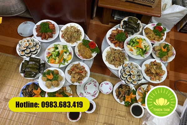 Mâm cỗ chay ngày giỗ truyền thống – đầy đủ món lễ nghi tại Hà Nội