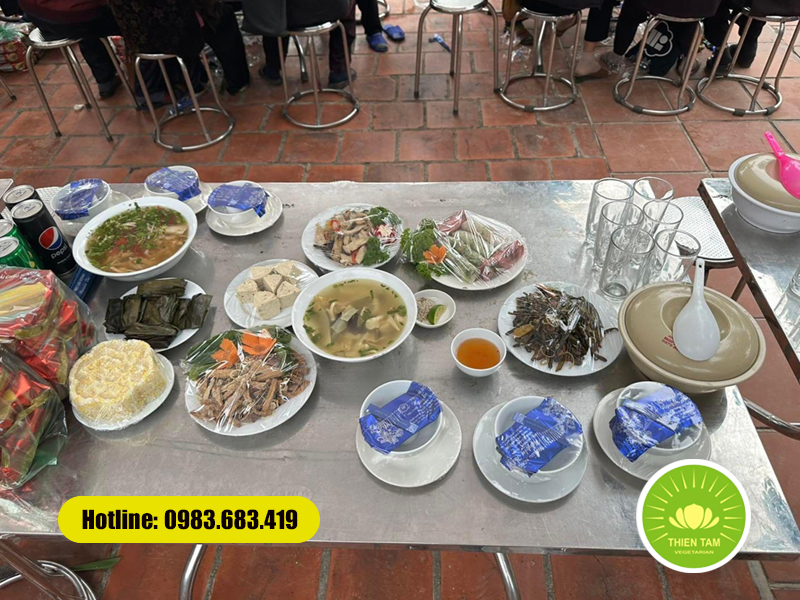 Mâm cỗ chay cúng rằm thanh đạm – Thực đơn phong phú tại Hà Nội