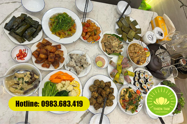 Thực đơn tiệc chay cưới thanh đạm, hiện đại, phù hợp nghi lễ truyền thống